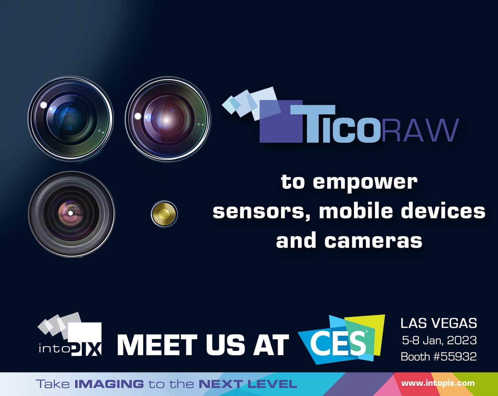 CES 2023で、intoPIXのTicoRAW技術はモバイル機器、センサー、カメラを強化